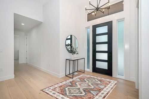 Area Rug Living Room Rugs - 5x7 Large Machine Washable Boho Thin Carpets Vintage Tribal Anti Slip Backing Carpet for Under Dining Table Bedroom Farmhouse Home Office Red in Modern White Entryway