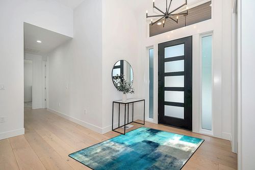 TOMWISH 5X7 Area Rug, Blue Abstract Modern Play Area Rug Turquoise Art Painting Watercolor Living Room Bedroom Floor Decoration Carpet, Dormitory Living Room Rest Carpet Mat,Decorative Home and Floor in Modern White Entryway
