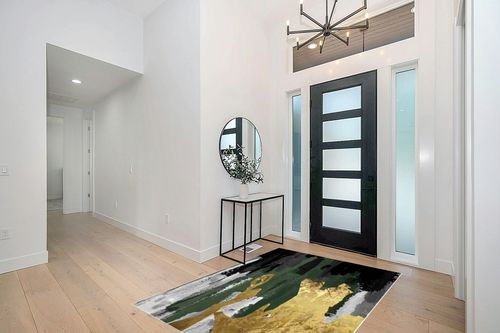GJCC Modern Stylish Area Rug,Luxury Emerald Green Gold Gray Rug for Living Room Bedroom,Home Decoration Non-Slip Carpet,Machine Washable,150x200cm(59x79inch) in Modern White Entryway