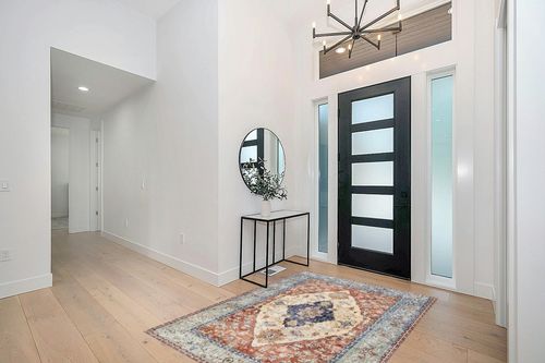 Valenrug Area Rug 5x7 - Stain Resistant Lightweight Washable Rug, Anti-Skid Rugs for Living Room, Vintage Tribal Area Rug(Multi, 5'x7') in Modern White Entryway