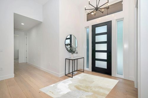 Eroyat Modern Indoor Thin Area Rug,5x7 Feet Large Living Room Bedroom Rug,Light Luxury Entryway Kitchen Rug,Non-Slip Non-Shedding Low Pile Easy Clean Home Decor,Beige in Modern White Entryway