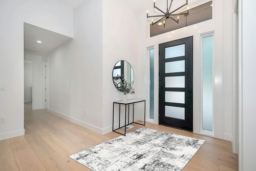 RESARE 5x7 Rugs for Living Room Modern Abstract Area Rug Jacquard Looms Design Washable Rugs for Bedroom, Home Decor Ideas in Modern White Entryway