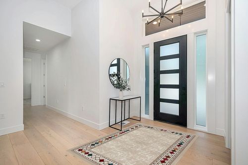 Antep Rugs Alfombras Modern Bordered 5x7 Non-Skid (Non-Slip) Low Profile Pile Rubber Backing Indoor Area Rugs (Beige, 5' x 7') in Modern White Entryway