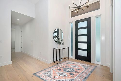 Rofee Living Washable Boho Area Rug 5x7 for Living Room Vintage Distressed Orange and Grey Stain Resistant Accent Floor Rug for Bedroom in Modern White Entryway