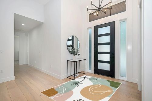 Wonnitar Boho Art 5x7 Area Rug,Modern Abstract Washable Living Room Rug,Minimalist Aesthetic Non-Slip Throw Rug for Bedroom,Non-Shedding Mid Century Floor Carpet for Dorm Den Bathroom,Pink/Green in Modern White Entryway