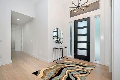 Well Woven Barclay Collection Nirvana Waves Multi Blue 5x7 Area Rug - for Living Room, Bedroom, and Dining Room in Modern White Entryway