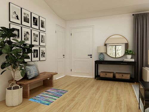 Various Colors Bohemian Non Slip Area Rug in Transitional Minimalistic Entryway