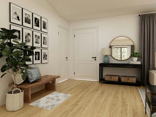 Home Decorators Collection Landon Gray/Green 2 ft. x 3 ft. Abstract Shag Scatter Rug in Transitional Minimalistic Entryway