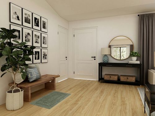 Kassatex Kassa Design Bath Rug, 24 x 40 in, Moss in Transitional Minimalistic Entryway