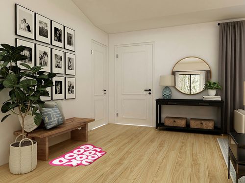 DyeFury ???????????????????? ????????" ????????????" You Look Good Bath Mat Hot Pink,Cute Bathroom Rugs for Girls Fun Funny Funky Cool Rug Bedroom Pink Preppy Bathroom Decor Hello Beautiful Gorgeous Bath Rugs for Women in Transitional Minimalistic Entryway