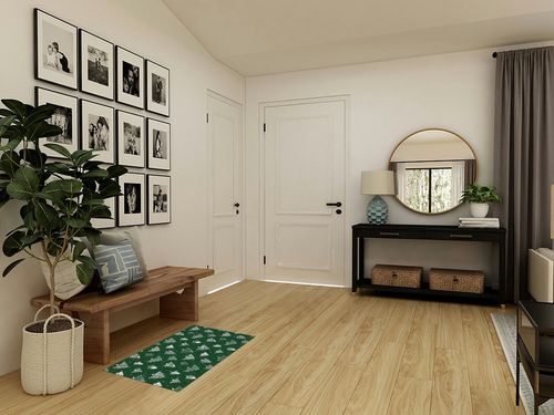 Indoor Area Rug, Christmas Tree Green Soft Non-Shedding Carpet Floor Mats, Rubber Backing Washable Throw Rug for Living Room Bedroom, 2' x 3' in Transitional Minimalistic Entryway