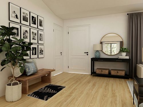 Rectangular Area Rug for Living Room, Bedroom, Christmas Non-Slip Residential Carpet, Kitchen Rugs, Brown Xmas Tree Winter Christmas Black Floor Mat with Rubber Backing 2' x 3' in Transitional Minimalistic Entryway