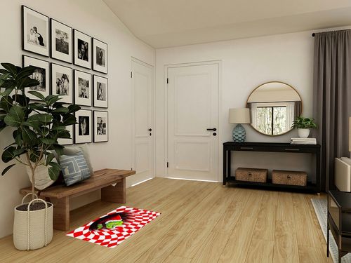 wiemsdoy Merry Christmas Grinch Doormat, Non-Slip Visual 3D Illusion Rug, for Christmas Indoor Outdoor Home Party (2FT x 3FT, Red) in Transitional Minimalistic Entryway