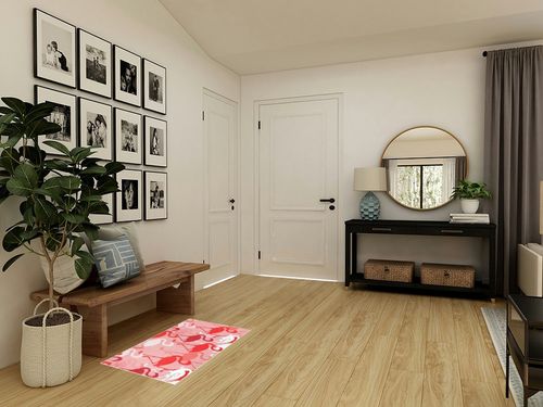 White Pink Flamingo Bathroom Rugs Fluffy Absorbent Bath Mat Machine Washable Soft Microfiber Shaggy Kitchen Mat Non Slip Carpet Runner for Bathroom Floor Shower Bathtub Living Room in Transitional Minimalistic Entryway