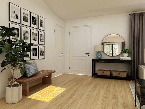 Geometric Plush Shag Bath Rugs White Geometry Line on Yellow Soft Fluffy Floor Doormat Carpet,Non-Slip Door Mats for Living Room Bedroom Kitchen Entryway Minimalist in Transitional Minimalistic Entryway