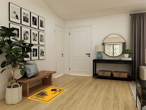 Halloween Plush Shag Bath Rugs Black Tree Haunted House Soft Fluffy Floor Doormat Carpet,Non-Slip Door Mats for Living Room Bedroom Kitchen Entryway Moon on Yellow in Transitional Minimalistic Entryway