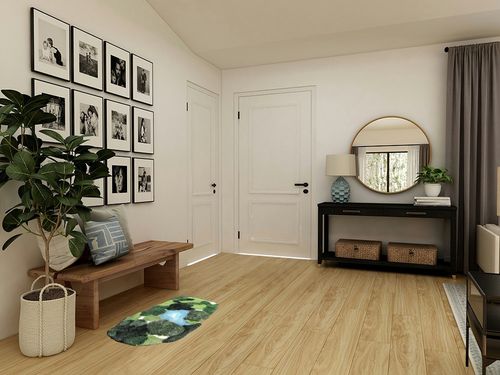 THRILRUG 20x35 Inch 3D Moss Rug,Shag Carpet Leaf Area Bathroom Rugs Non Slip Bath Mat Tufted Rug,Ultra Soft Washable Children Play Plant Leaves Shaped Kids Pets Floor Mat for Bedroom,Living Room Green in Transitional Minimalistic Entryway