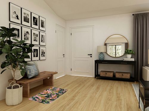 Leopard Palm Leaves Bath Mat Pink Asian Wildlife Animal Cheetah Tiger Big Cat Tropical Jungle Plant Safari Creative Bathroom Microfiber Memory Foam Bathroom Rug Doormat Kitchen Toilet Floor Rug in Transitional Minimalistic Entryway