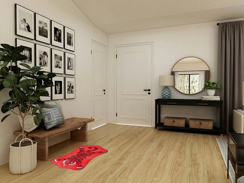 Chfukew Red Tiger Bathroom Rugs Microfiber Non Slip Shower Bath Mat Soft Washable Living Room Area Rug Cute Kitchen Bathroom Decor in Transitional Minimalistic Entryway