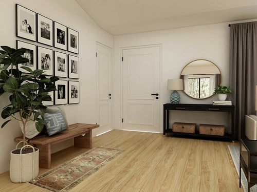 Loloi Magnolia Home by Joanna Gaines x Sinclair Clay/Tobacco 2'-0" x 5'-0" Accent Rug in Transitional Minimalistic Entryway