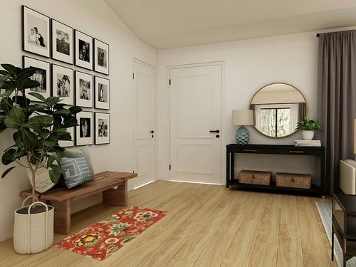 Lahome Red Floral Runner Rug 2x4 Washable Hallway Runner Rugs, Non-Slip Kitchen Rugs Runner Vintage Christmas Throw Area Rug Runners Carpet for Hallway Bathroom Entryway Laundry Room Rug (2'x4', Red) in Transitional Minimalistic Entryway