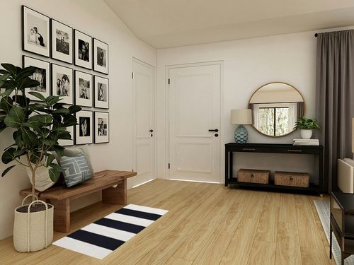 Black and White Striped Rug 28 x 45 Inches Front Door Mat Hand-Woven Cotton Indoor/Outdoor Rug for Layered,Welcome Mat, Porch,Farmhouse,Kitchen,Entry Way in Transitional Minimalistic Entryway