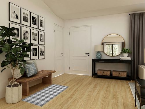 SEEKSEE Cotton Buffalo Plaid Rug 27.5"x43" Gray and White Hand Woven Checked Rug Washable Doormats Indoor Outdoor Rugs for Layered Front Door Mats, Porch, Kitchen, Farmhouse, Entryway in Transitional Minimalistic Entryway