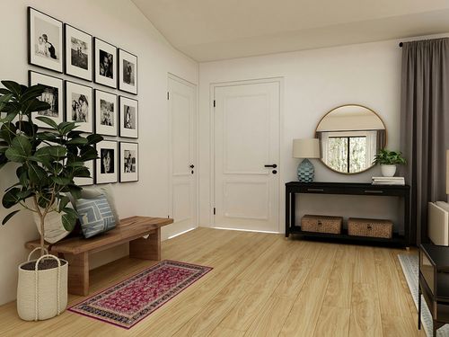 SAFAVIEH Lyndhurst Collection Accent Rug - 2'3" x 4', Red & Black, Traditional Oriental Design, Non-Shedding & Easy Care, Ideal for High Traffic Areas in Entryway, Living Room, Bedroom (LNH331B) in Transitional Minimalistic Entryway