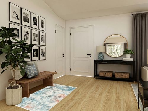 Mesa Blue/Ivory Area Rug Williston Forge Rug Size: Rectangle 3' x 5' in Transitional Minimalistic Entryway