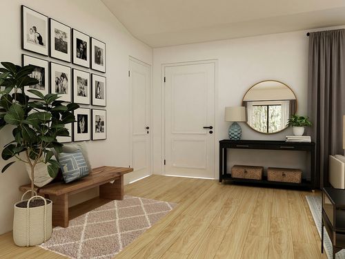 Reyer Geometric Beige/Ivory Area Rug George Oliver Rug Size: Rectangle 3' x 5' in Transitional Minimalistic Entryway