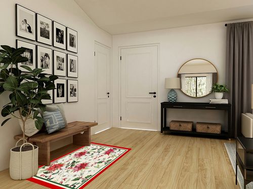 Area Rug, Poinsettia Flower Christmas Rug, 2x3 Feet Rugs for Living Room Bedroom Kids Room Kids Room Nursery Classroom, Non-Slip Comrft Carpet Washable Rug in Transitional Minimalistic Entryway