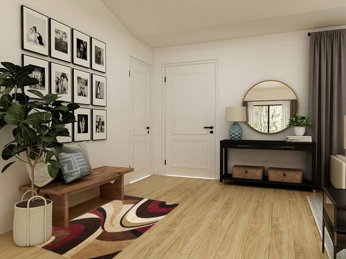 Home Dynamix Tribeca Slade Modern Area Rug, Abstract Brown/Red 39"x55" in Transitional Minimalistic Entryway