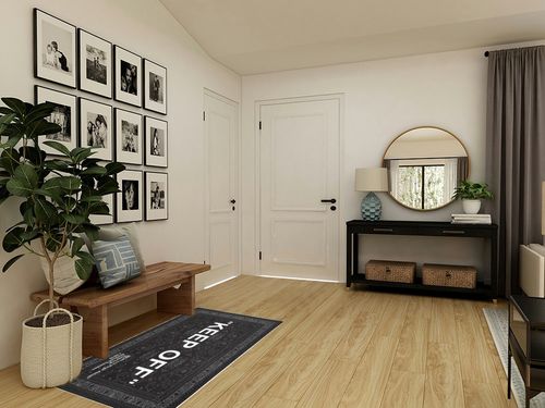 Keep Off Area Rugs 3D Printed Large Carpet Modern Aesthetic Rug forLiving Room Bedroom Decor Mat Home Non-Slip Floor Polyester Rug 2.6' x 5' in Transitional Minimalistic Entryway