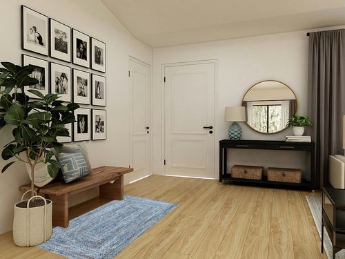 nuLOOM Hand Braided Otelia Denim And Jute Area Rug, 3' x 5', Denim in Transitional Minimalistic Entryway