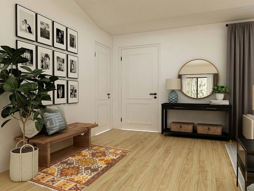Fab Habitat Boho Kilim Area Rug - Monticello Multi - Handwoven, Natural Fiber, Soft Underfoot - Natural Wool - Living Room, Dining Room, Bedroom - 3x5 ft in Transitional Minimalistic Entryway