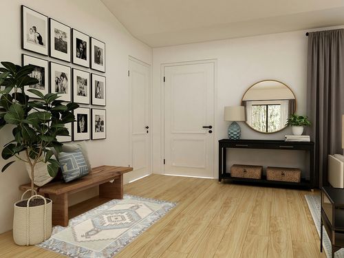 Momeni Anatolia Wool and Nylon Area Rug 3'3" X 5' Light Blue in Transitional Minimalistic Entryway