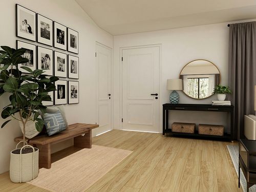 nuLOOM Elijah Farmhouse Seagrass Area Rug, 3' x 5', Beige in Transitional Minimalistic Entryway