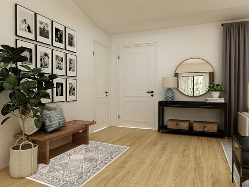 nuLOOM Becca Traditional Tiled Accent Rug, 3x5, Beige in Transitional Minimalistic Entryway