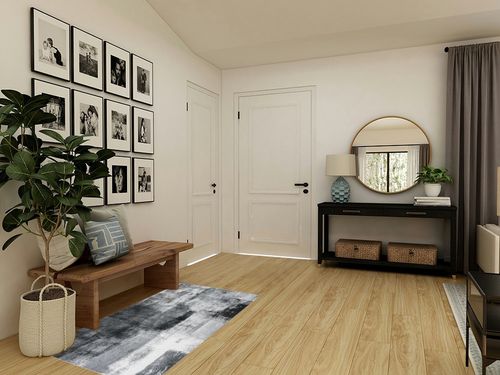 Lahome Modern Washable Living Room Area Rug - 3x5 Throw Soft Small Rugs for Bedroom Non-Slip Stain Resistant Entryway Rug Kitchen Rugs Grey Abstract Print Capet for Office Laundry Room Dining Room in Transitional Minimalistic Entryway