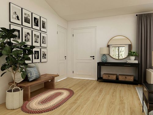 Super Area Rugs Hartford Braided Rug Made in USA, Spanish Red,3' X 5' Oval in Transitional Minimalistic Entryway