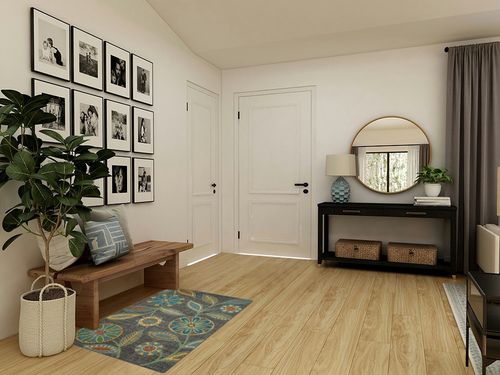 Maples Rugs Reggie Floral Kitchen Rugs Non Skid Accent Area Carpet [Made in USA], Multi, 2'6 x 3'10 in Transitional Minimalistic Entryway