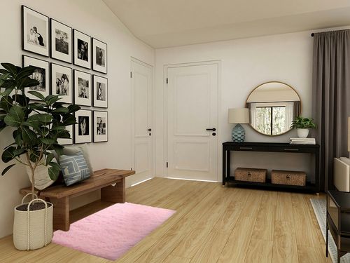 Scceatti Area Rug Rugs 4x2.5 Feet Washable Tufted Non Slip Living Room Rug Carpet Big AbstractDorm Rug Rugs for Bedroom Fluffy Shaggy Bedside Floor Dorm Area Rug Non Slip Room Carpet,Pink in Transitional Minimalistic Entryway