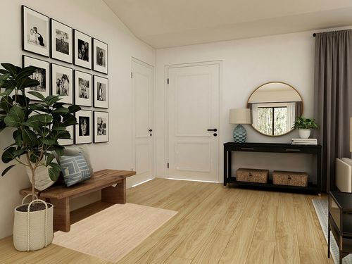 NuLOOM Elijah Farmhouse Seagrass Area Rug, 2' 6" x 4', Beige in Transitional Minimalistic Entryway