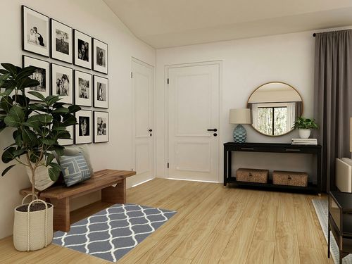 Maples Rugs Rebecca Contemporary Kitchen Rugs Non Skid Accent Area Carpet [Made in USA], 2'6 x 3'10, Grey/White in Transitional Minimalistic Entryway