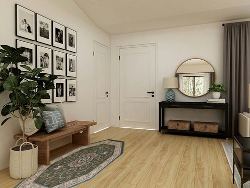 Masada Rugs, Traditional Octagon Area Rug Design 404 Green (7 Feet 3 Inch x 7 Feet 3 Inch) Octagon in Transitional Minimalistic Entryway