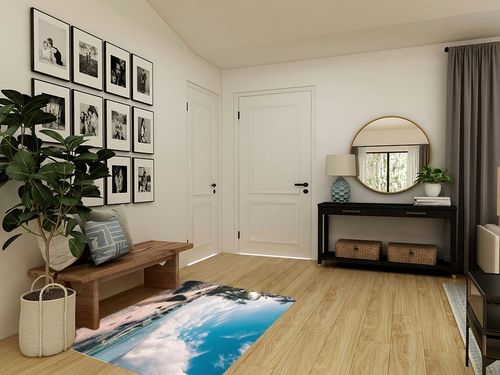 Custom Personalized Rug Add Your Photo Text Logo Non-Slip Washable Carpet Bape Rug for Home Decoration Bedroom Kitchen Living Room (20 x 31.5 in) in Transitional Minimalistic Entryway