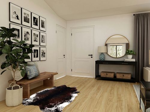 MACEVIA Faux Cowhide Rug Cute Cow Print Rug Animal Area Carpet Western Decor for Living Room Bedroom Non-Slip 59" L x 47.2" W(4.9ft x 3.9ft) in Transitional Minimalistic Entryway