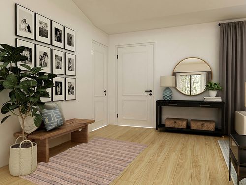 Sonnenberg Striped Flatweave Black/Natural Area Rug Laurel Foundry Modern ... in Transitional Minimalistic Entryway