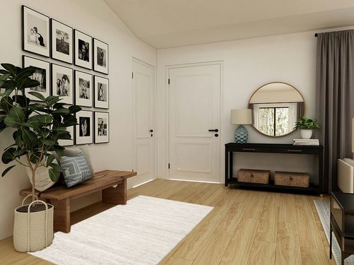 Solano Fiber 555 Area Rug in Beige/Blue Laurel Foundry Modern Farmhouse Rug Size ... in Transitional Minimalistic Entryway
