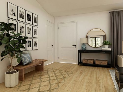 Dynamic Rugs Rug, 7'5" x 10'6", White/Silver in Transitional Minimalistic Entryway